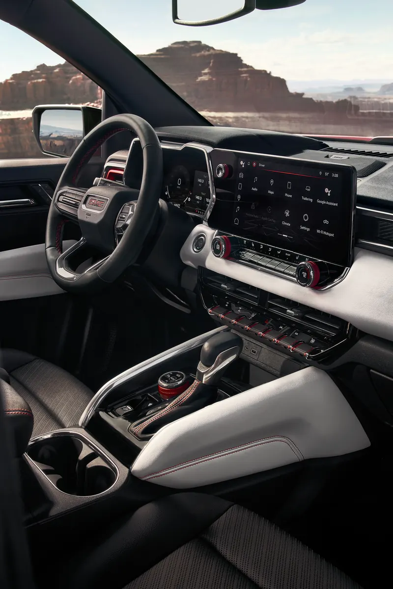 2026 GMC Canyon infotainment system at Walker Jones GMC in Waycross GA